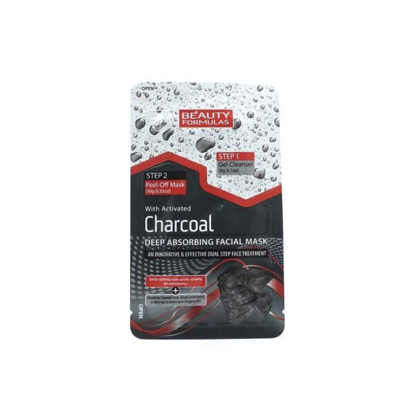 Beauty Formulas 3G+10G Charcoal Dual Step Mask