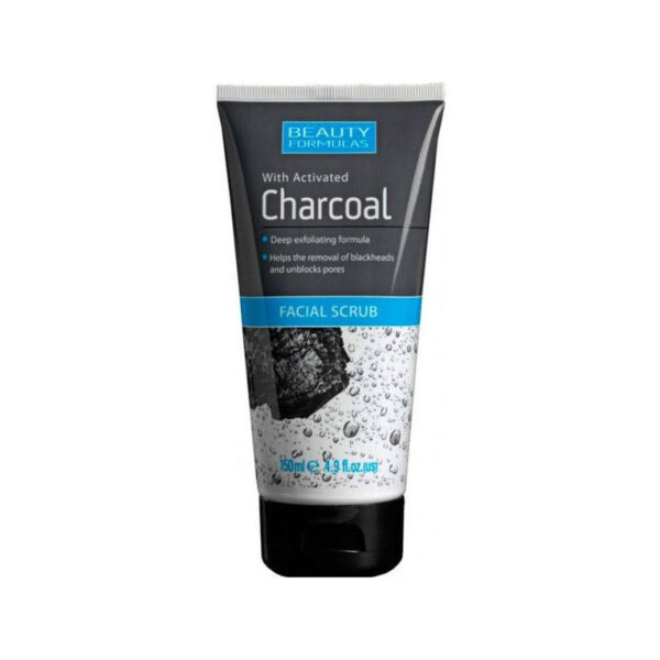 Beauty Formulas Charcoal Facial Scrub – 150ml