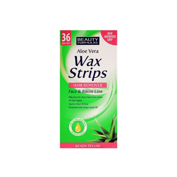 Beauty Formulas Face & Bikini Wax Strips – Pack Of 36