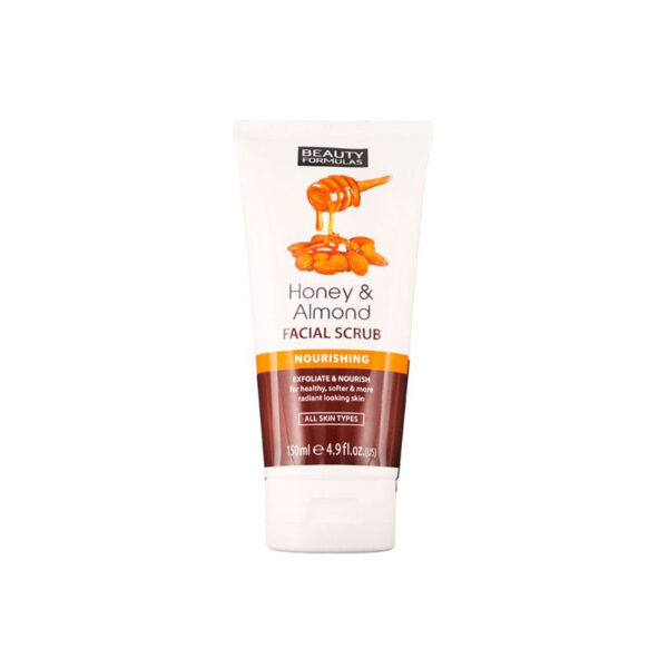 Beauty Formulas Honey & Almond Facial Scrub – 150ml