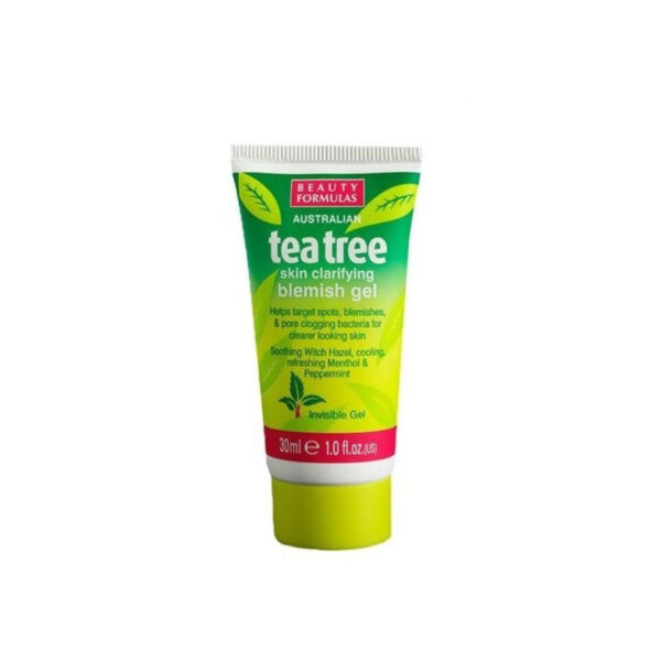 Beauty Formulas Tea Tree Blemish Gel – 30ml