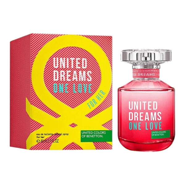 Benetton United Dreams One Love Pink Women EDT 80ml