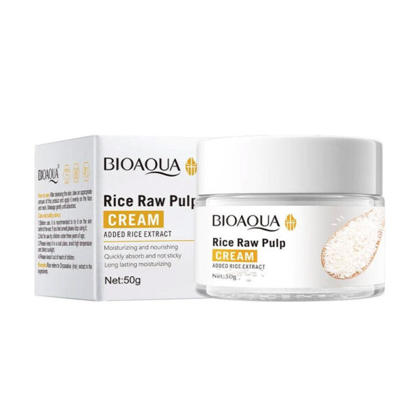 Bioaqua – Rice Raw Pulp Moisturizing & Nourishing Cream – 50ml