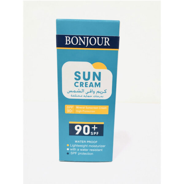Bonjour Light Weight Moisturizer Sun Screen SPF90+Cream – 80ml