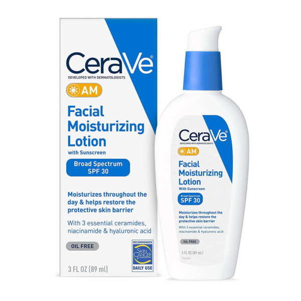 CeraVe AM Facial Moisturizing Lotion with Sunscreen – 89ml
