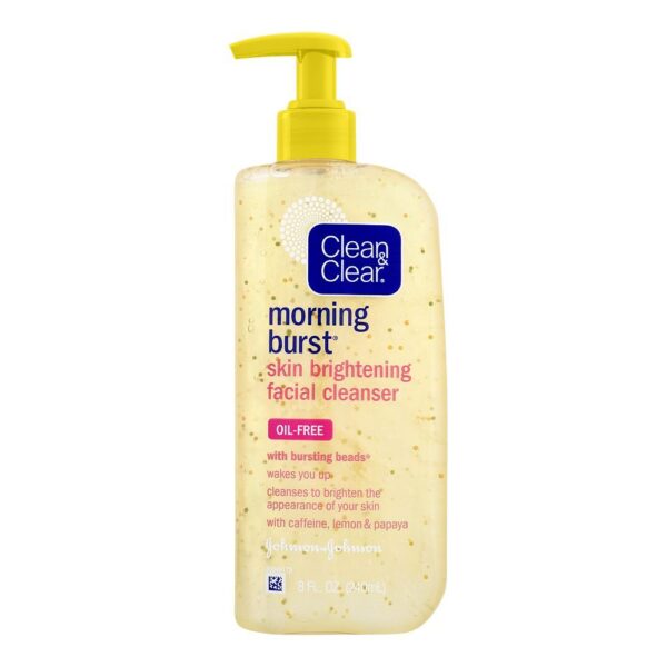 Clean & Clear Morning Burst Oil Free Skin Brightening Facial Cleanser – 240ml