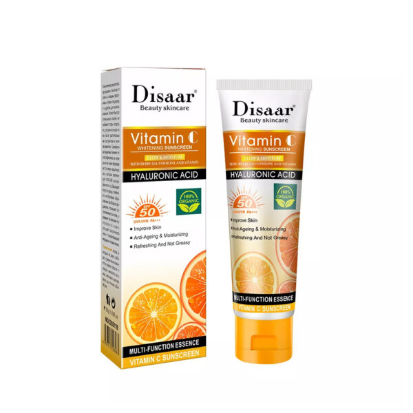 Disaar Hyaluronic Acid Vitamin C Whitening Sunscreen Spf50 – 50g