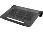 NotePal U3 Plus Cooling Pad | 3 80mm Fan | Ultraslim lightweight | Moveable Fan | Aluminium Cooling Pad | Black - Image 2
