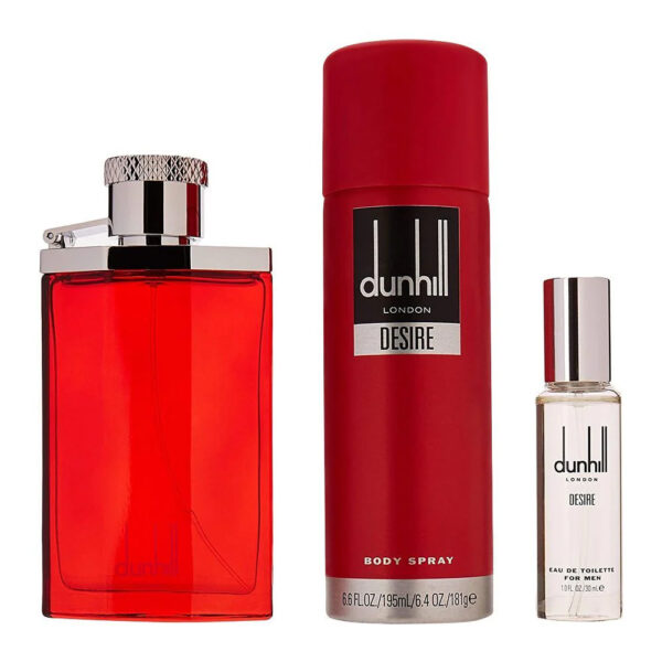 Dunhill Desire Red Men 3S Set (EDT 100ml + Body Spray 195ml + EDT 30ml)