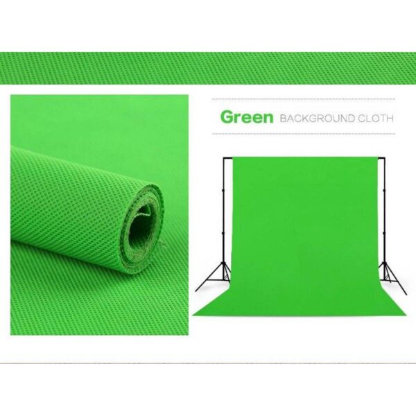 Professional Portable Green Screen: 8ftx9ft Large Collapsible Backdrop for Video Production, Photography & Live Streaming