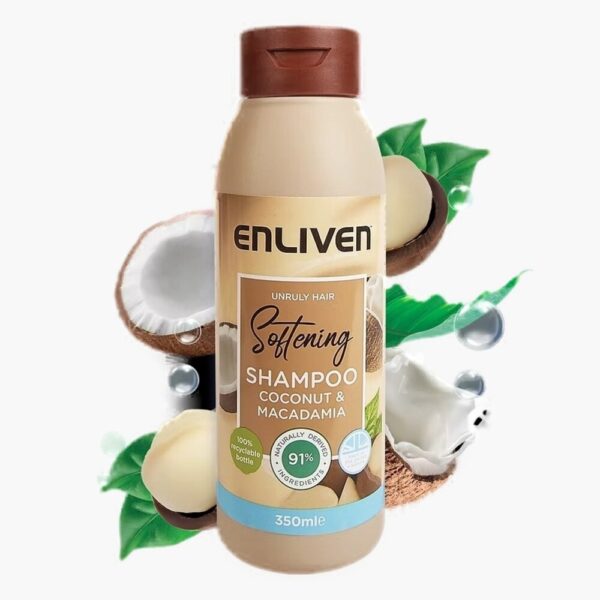 Enliven Softening Shampoo Coconut & Macadamia – 350ml