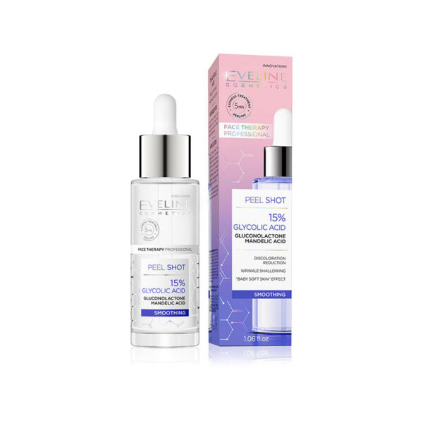 Eveline Peel Shot 15% Glycolic Acid Smoothing – 30ml