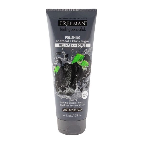 Freeman Charcoal & Black Sugar Polish Mask – 175ml