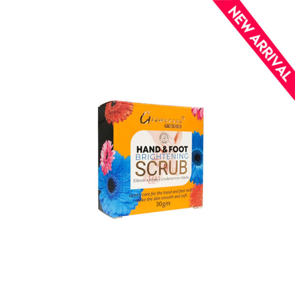 Glamorous Face Hand & Foot Scrub, Brightening Scrub – 30gm
