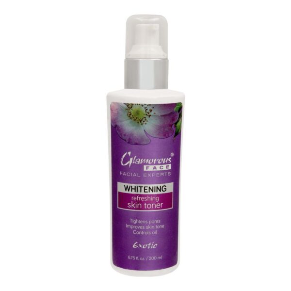 Glamorous Face Whitening Refreshing Skin Toner, Exotic – 200ml