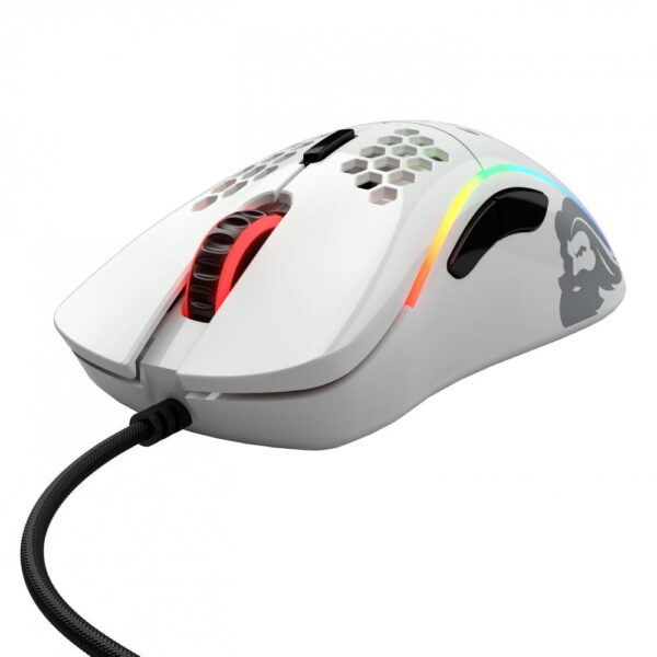 Glorious Model O Minus Gaming Mouse, Matte White, 58G