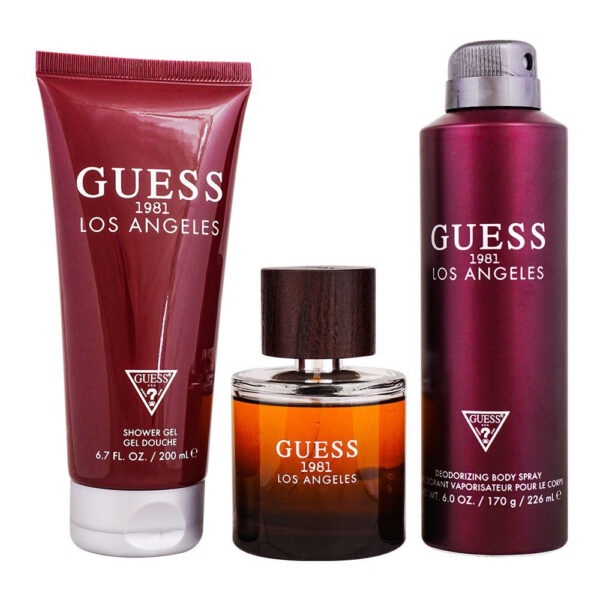 Guess 1981 Los Angeles 3S Set Men (Eau De Toilette 100ml + Body Spray 226ml + Shower Gel 200ml)