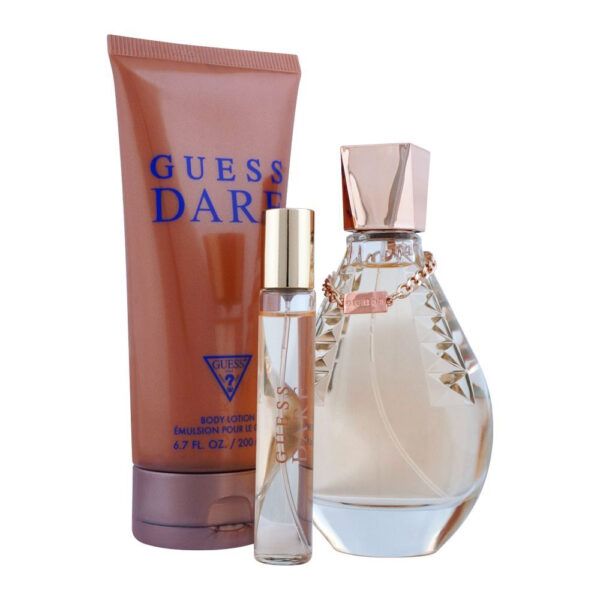 Guess Dare Women Perfume Set (EDT 100ml + Body Lotion 200ml + Travel Spray 15ml)