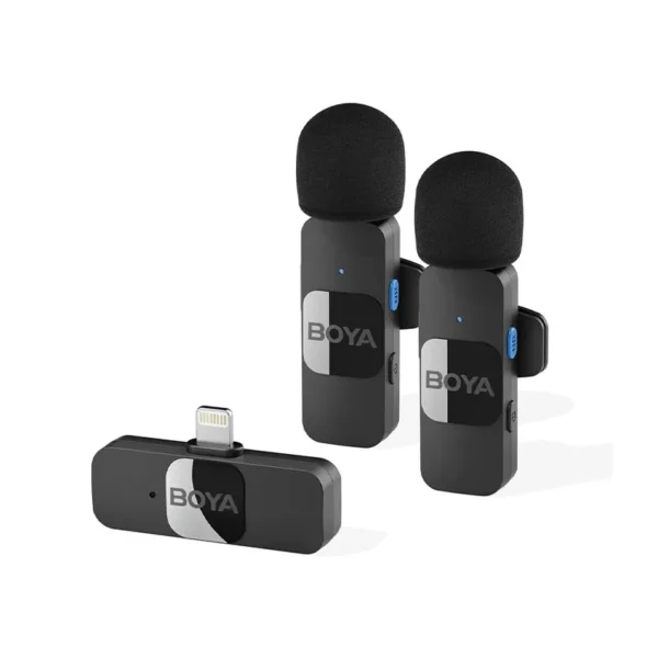 Boya BY-V2 Dual Wireless Mic For Type I Phone IOS Devices