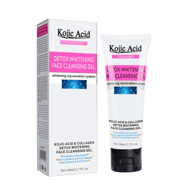 Kojic Acid Whitening Exfoliating Face Cleansing Gel – 80ml