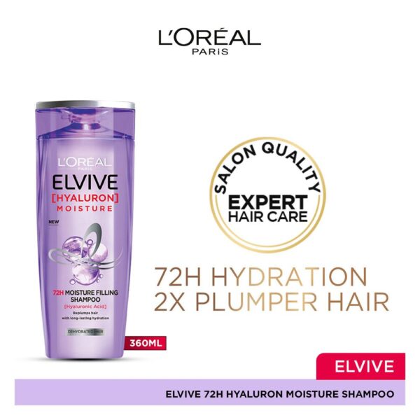 L’Oreal Paris Elvive Hyaluron Plump Moisture 72H Hydrating Shampoo
