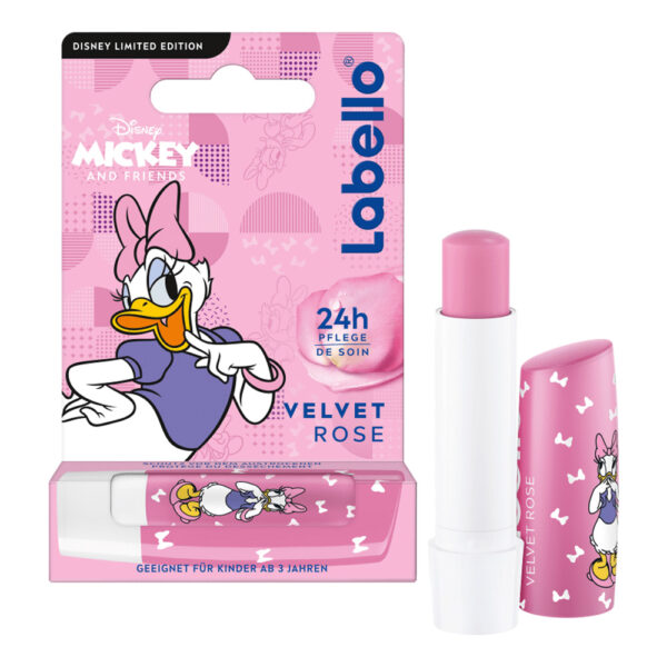 Labello Velvet Rosé Limited Disney Edition Lip Balm, 4.8g