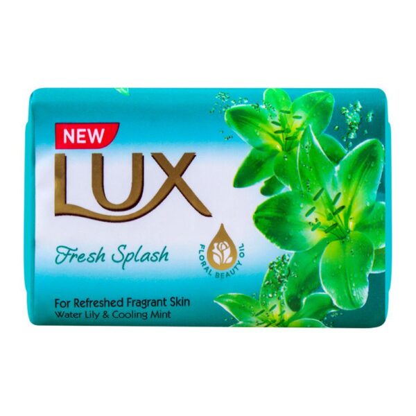 Lux Fresh Splash Water Lily & Cooling Mint Green Soap – 110g