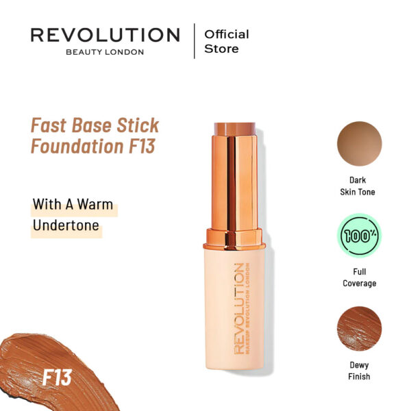 Makeup Revolution Fast Base Stick Foundation – F13