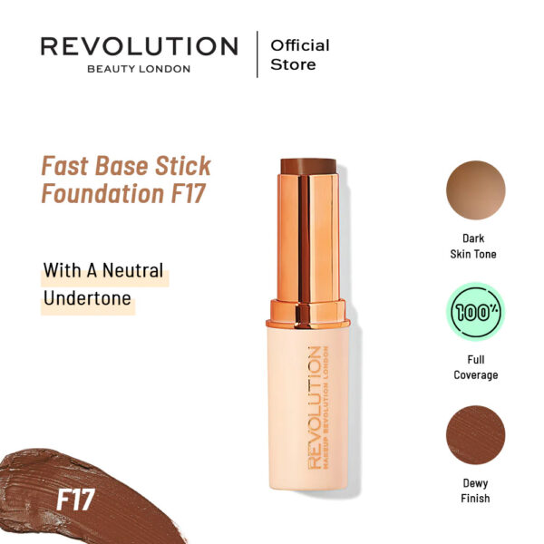Makeup Revolution Fast Base Stick Foundation – F17