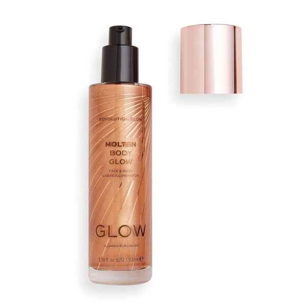 Makeup Revolution Glow Molten Body Bronze Liquid Illuminator – 100ml
