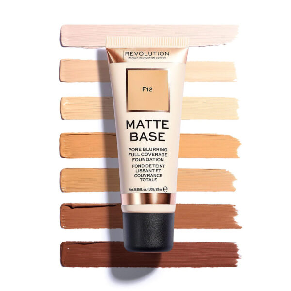 Makeup Revolution Matte Base Foundation F12 – 28ml
