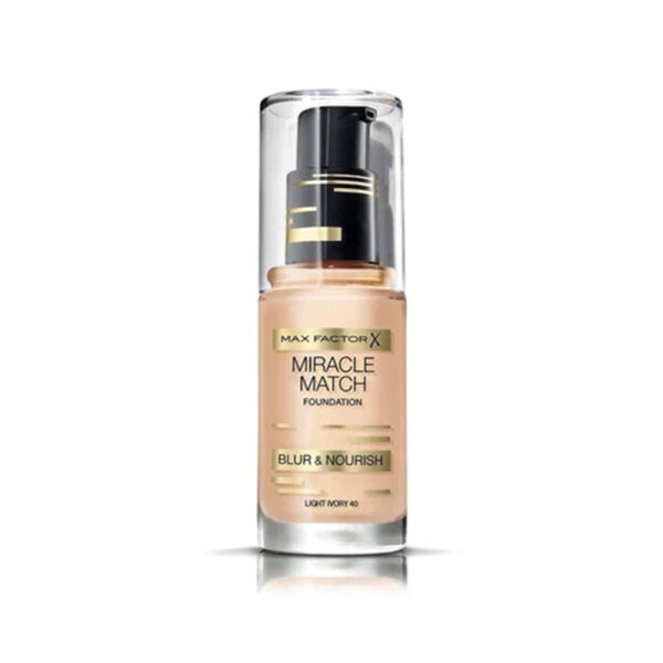 Max Factor Miracle Match Foundation – 40 Light Ivory
