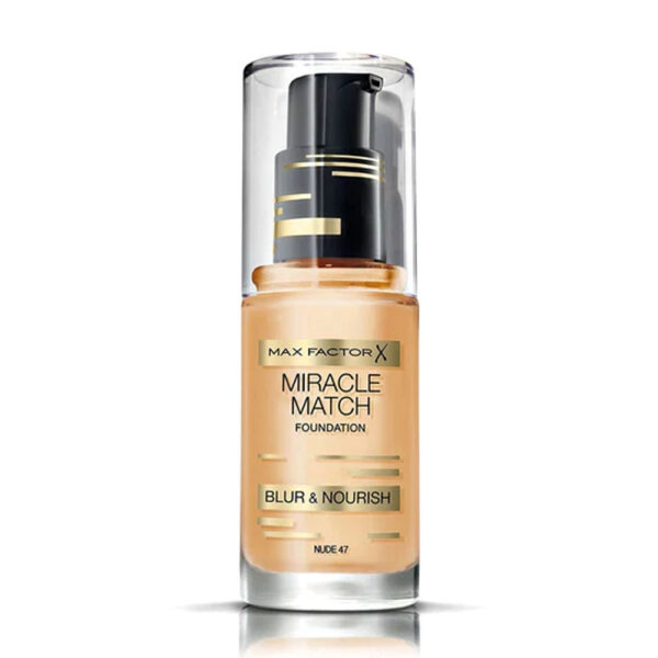 Max Factor Miracle Match Foundation – 47 Nude