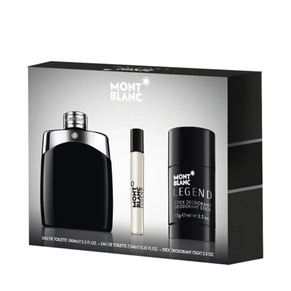 Mont Blanc Legend Men Set 3s (Edp 100ml+ 75g Deo Stick+ Mini)