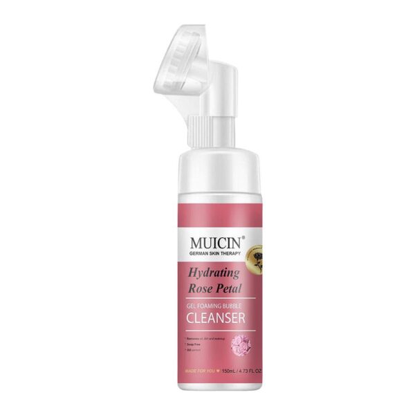Muicin Hydrating Rose Petal Gel Foaming Bubble Cleanser – 150ml