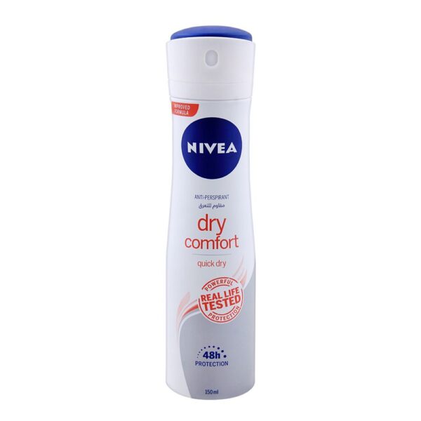 Nivea 48H Dry Comfort, Quick Dry, Deodorant Spray – 150ml