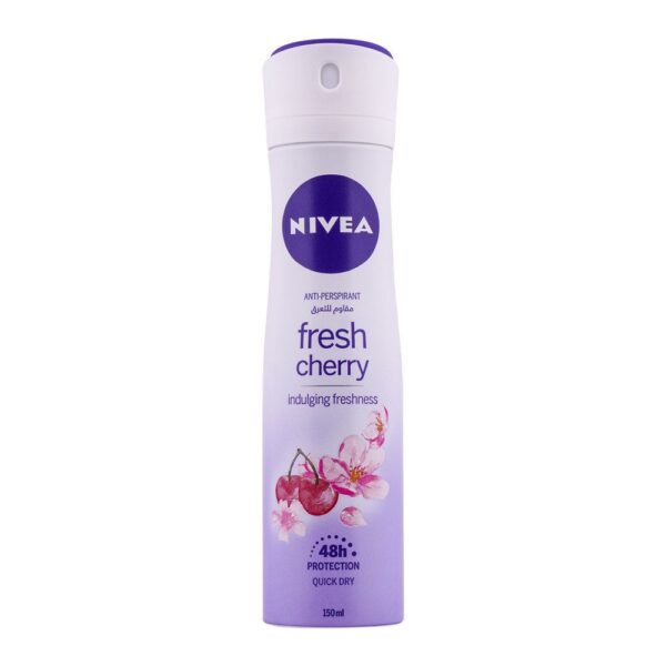 Nivea 48H Fresh Cherry Anti-Perspirant Body Spray – 150ml