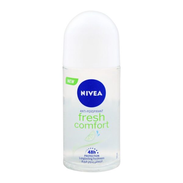 Nivea 48H Fresh Comfort Anti-Perspirant Roll On Deodorant, For Women – 50ml