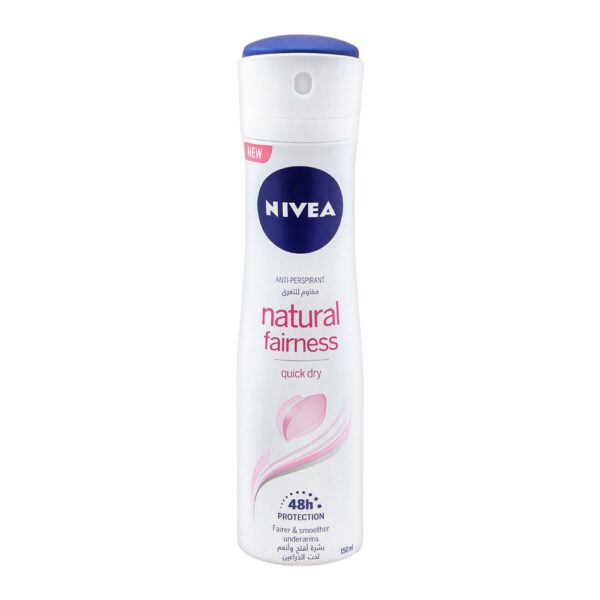 Nivea 48H Natural Fairness Anti-Perspirant Deodorant Spray, For Women – 150ml