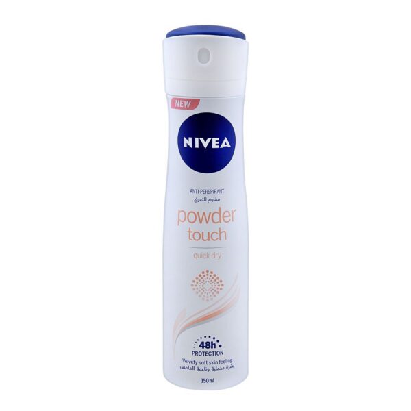 Nivea 48H Power Touch Anti-Perspirant Deodorant Spray, Quick Dry – 150ml