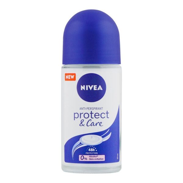 Nivea 48H Protect & Care Anti-Perspirant Roll On Deodorant, For Men – 50ml