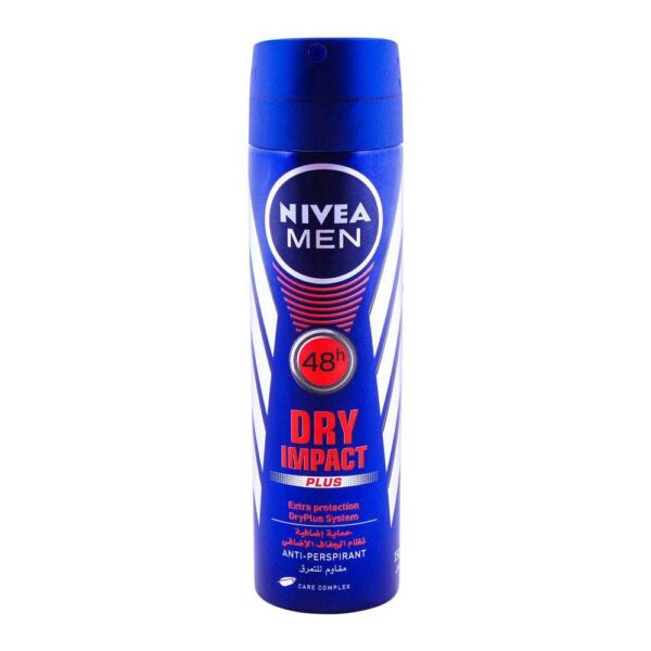 Nivea Men 48H Dry Impact Plus Deodorant Spray – 150ml