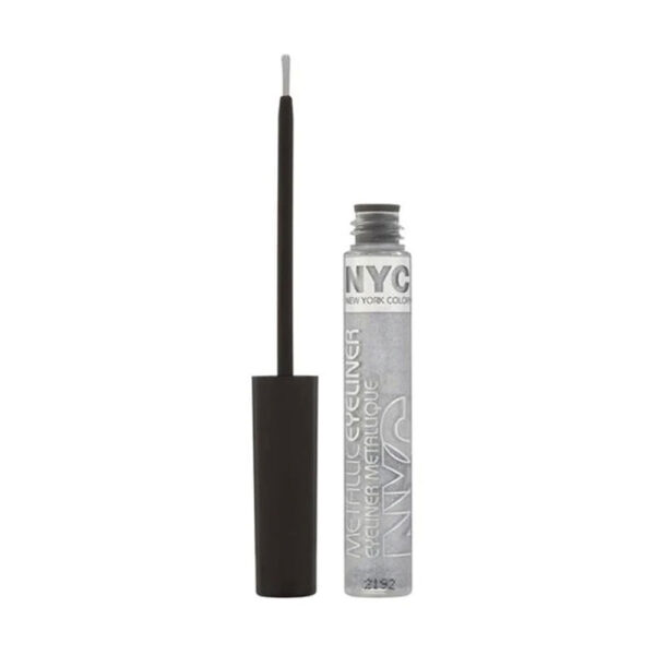 NYC Metalic Liquid Eyeliner 865 Silver Light