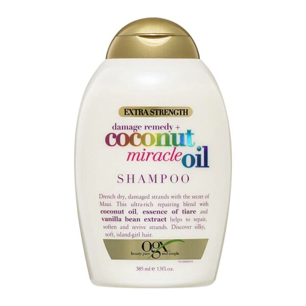 OGX Damage Remedy + Miracle Oil Shampoo, Sulfate Free – 385ml