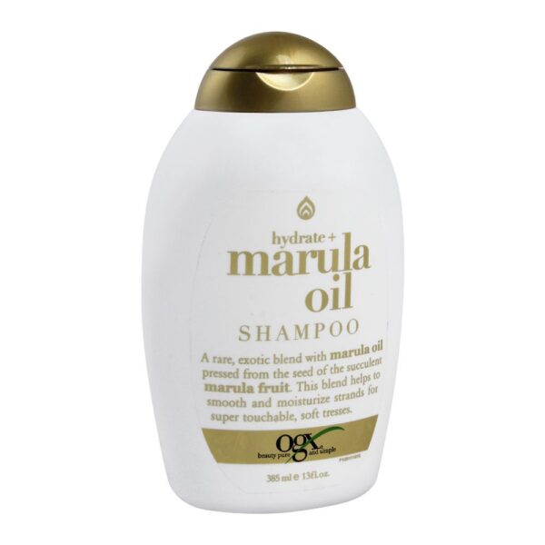 OGX Hydrate + Marula Oil Shampoo, Sulfate Free – 385ml