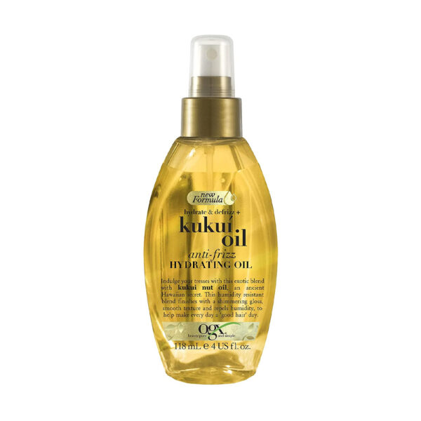 OGX- Kukuí Anti-Frizz Hydrating Hair Oil Spray – 118ml
