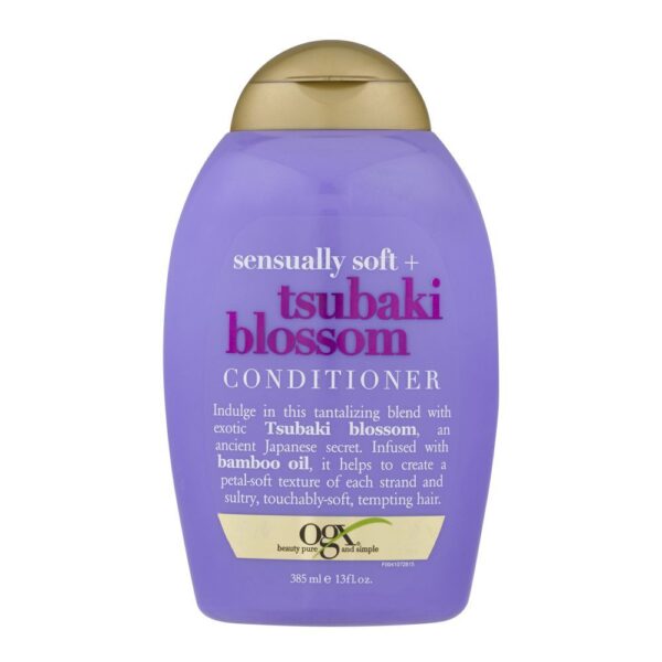 OGX Sensually Soft + Tsubaki Blossom Conditioner, Sulfate Free – 385ml