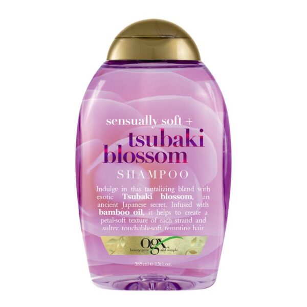 OGX Sensually Soft + Tsubaki Blossom Shampoo, Sulfate Free – 385ml