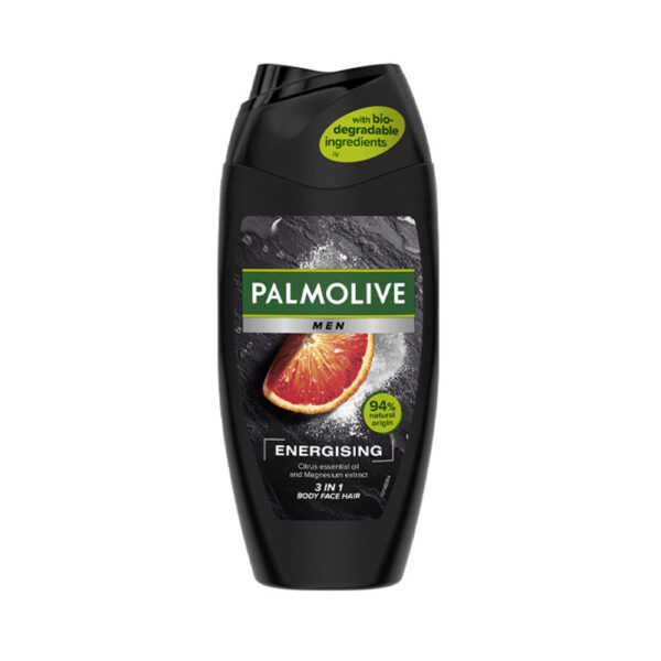Palmolive Men Energising 3 in 1 with Citrus Shower Gel for Body – 250ml