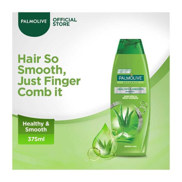 Palmolive Naturals Healthy & Smooth Shampoo, Aloe Vera, Normal Skin – 375ml